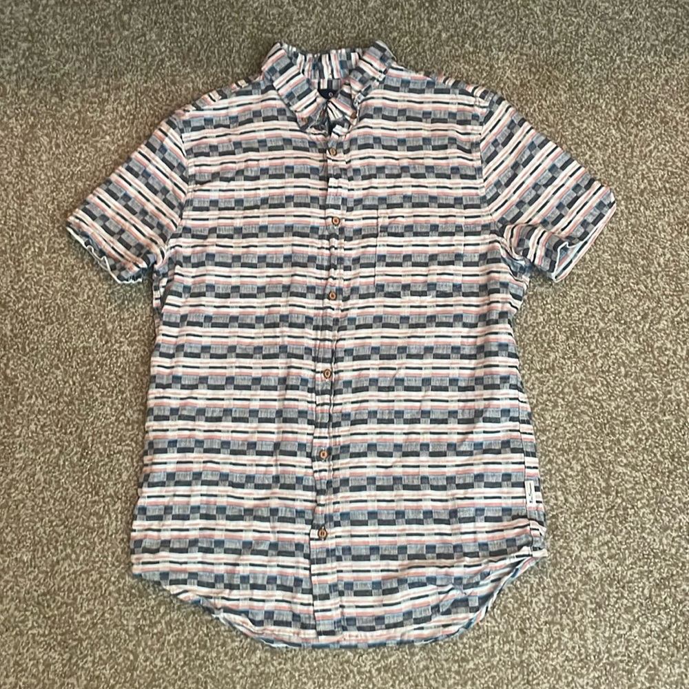 Ben Sherman Men’s Button Down Short Sleeve Shirt